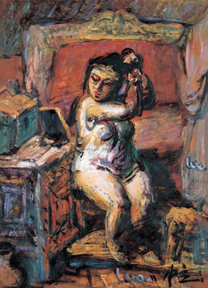 Dressing up by Luo Zhongli