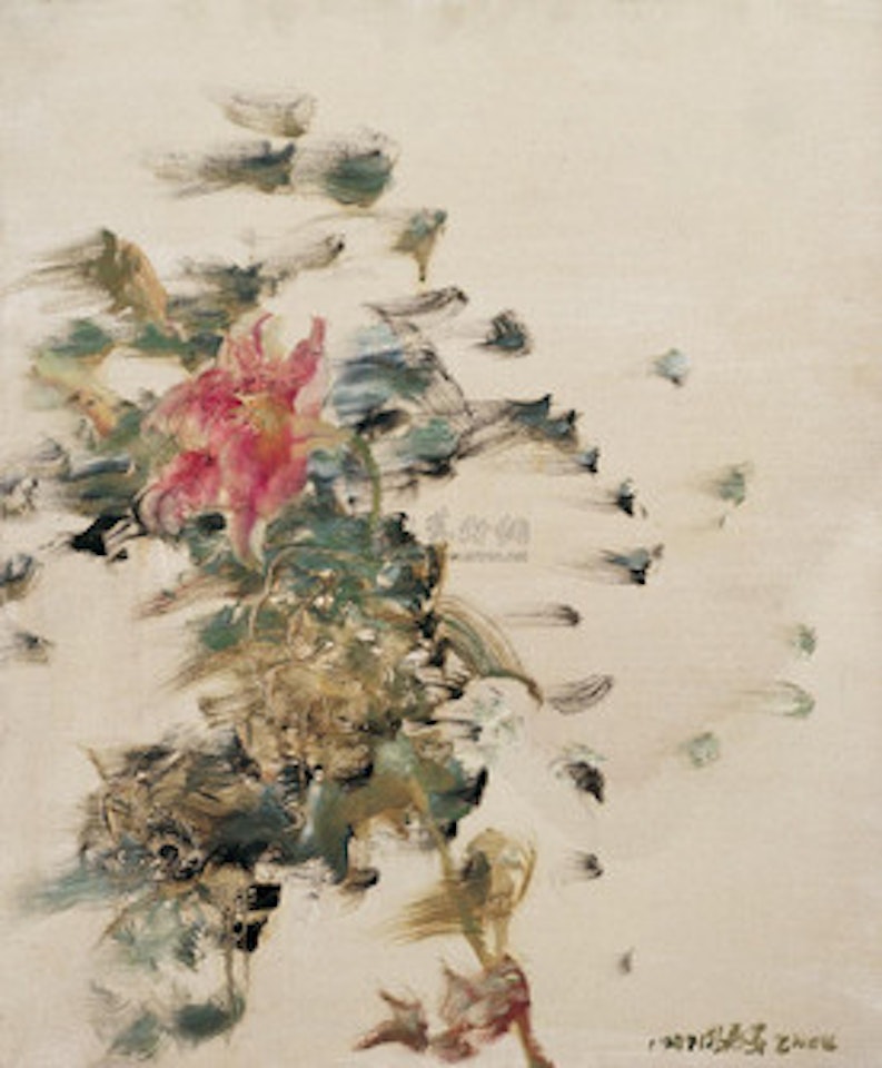 Rose in the Wind by Zhou Chunya