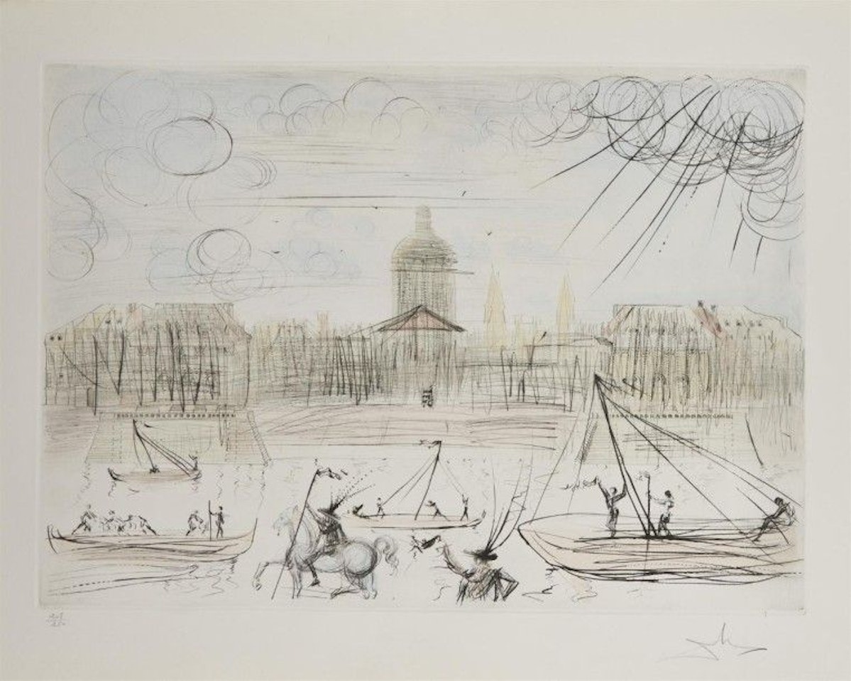 L"Académie de Paris by Salvador Dali