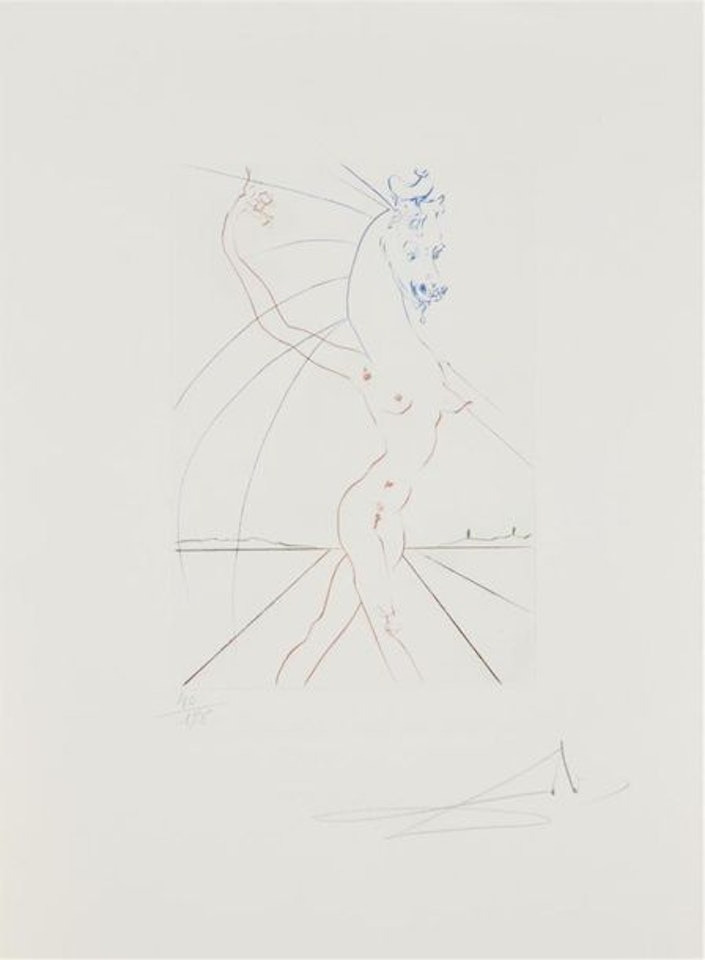 Hippowoman by Salvador Dali