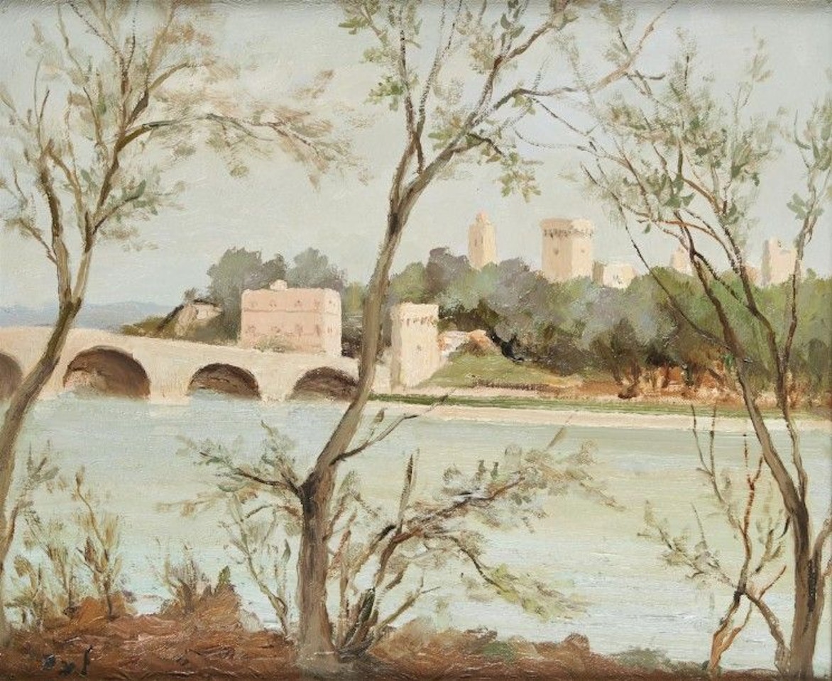 Le Pont d"Avignon by Marcel Dyf