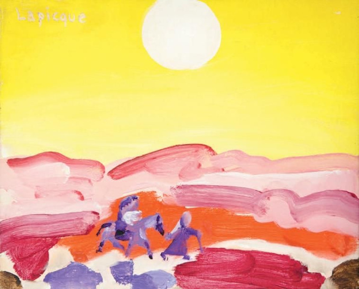 The Flight into Egypt by Charles Lapicque