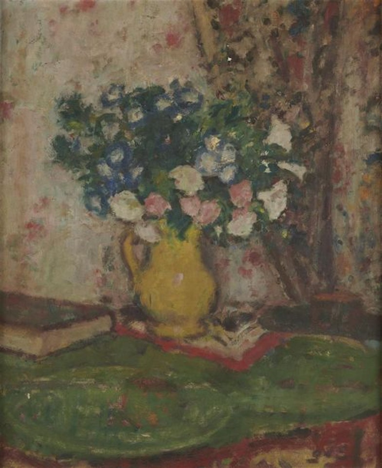 Composition with bouquet of flowers by Georges d’Espagnat