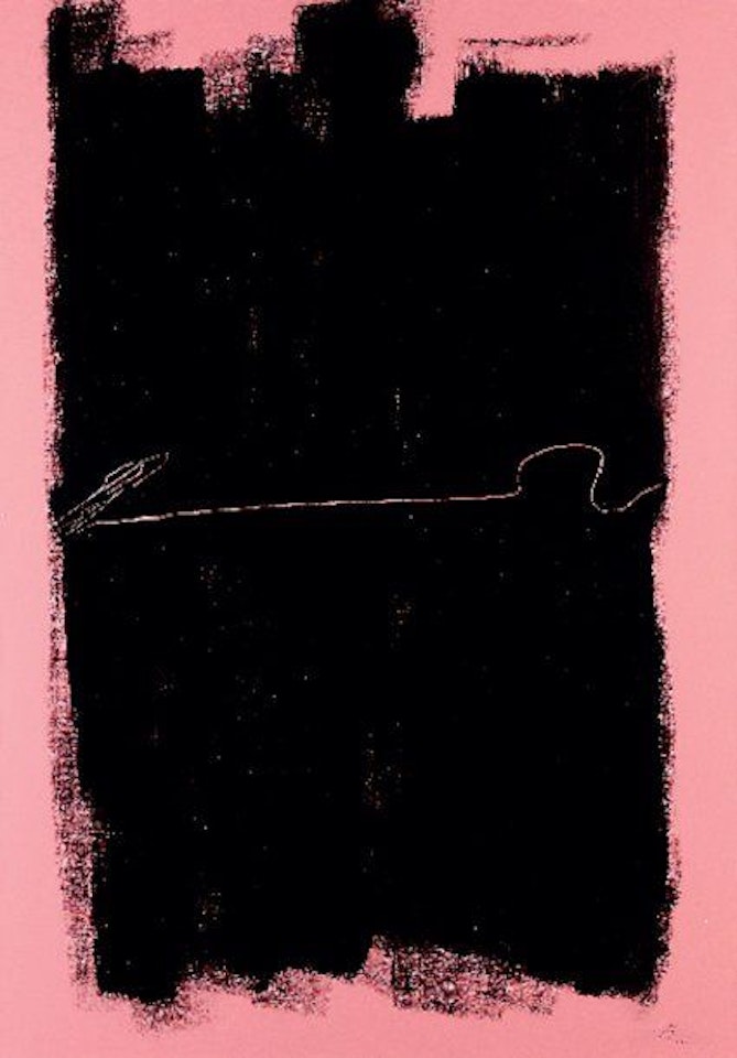 Suite Rose/Black XV by Jean Degottex