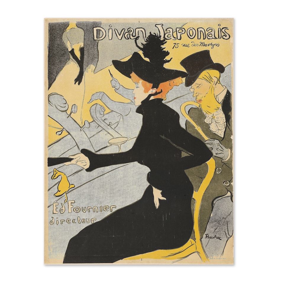 DIVAN JAPONAIS by Henri de Toulouse-Lautrec
