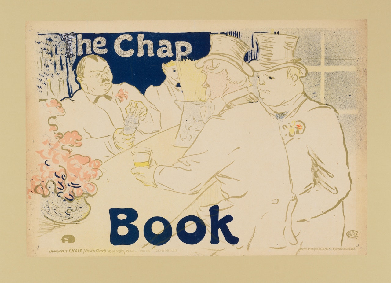 THE CHAP BOOK. IRISH AND AMERICAN BAR, RUE ROYALE by Henri de Toulouse-Lautrec