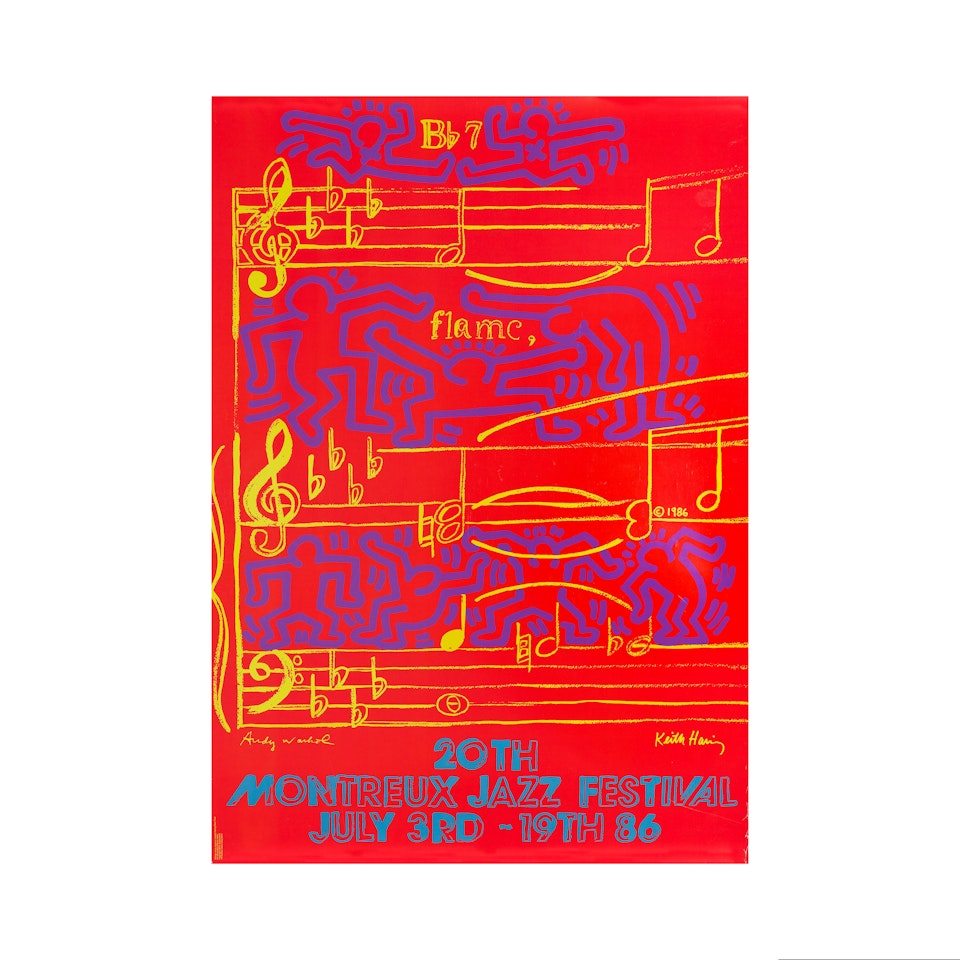 MONTREUX JAZZ FESTIVAL "86 by Keith Haring
