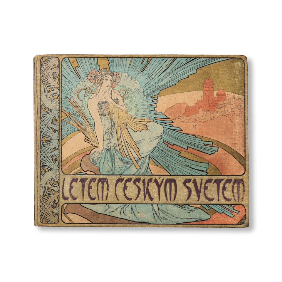 LETEM CESKYM SVETEM. A FLIGHT OVER THE CZECH WORLD by Alphonse Mucha