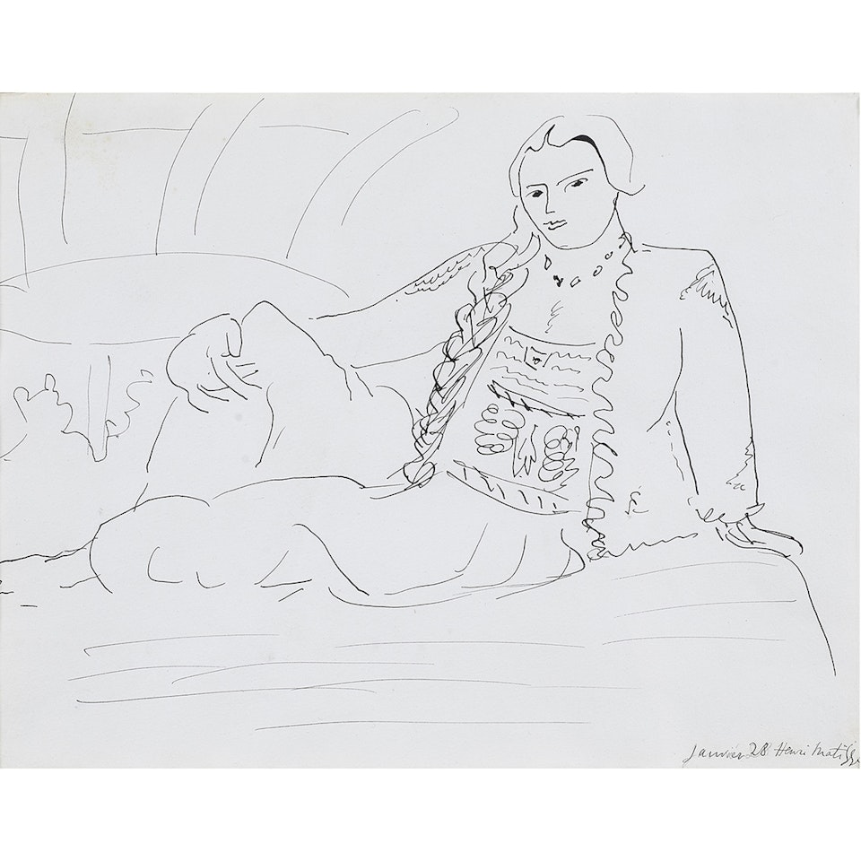 "Odalisque" January, by Henri Matisse