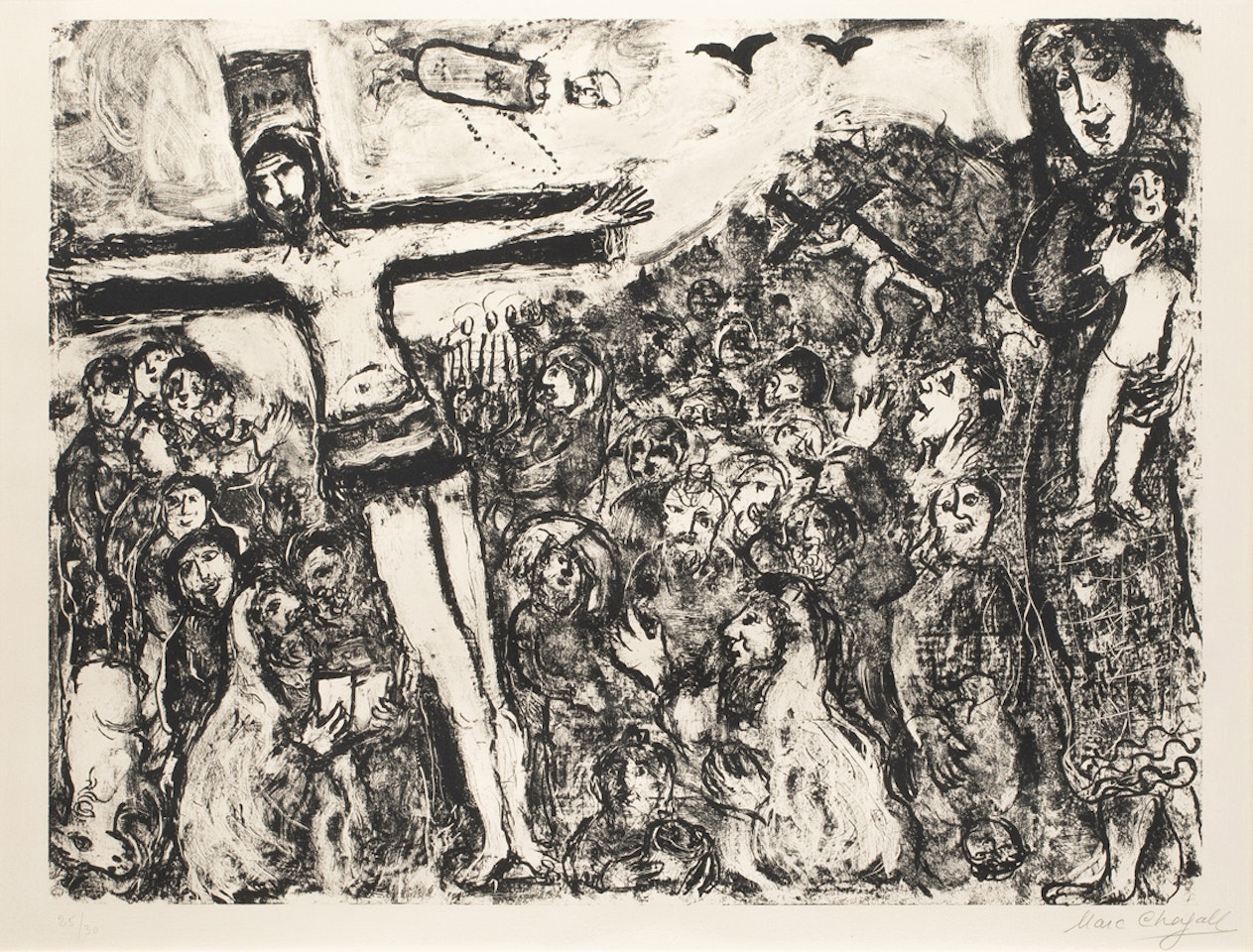 "Crucifixion" by Marc Chagall