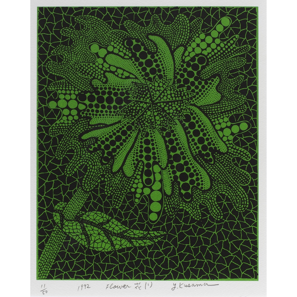 "Flower (I)" by Yayoi Kusama