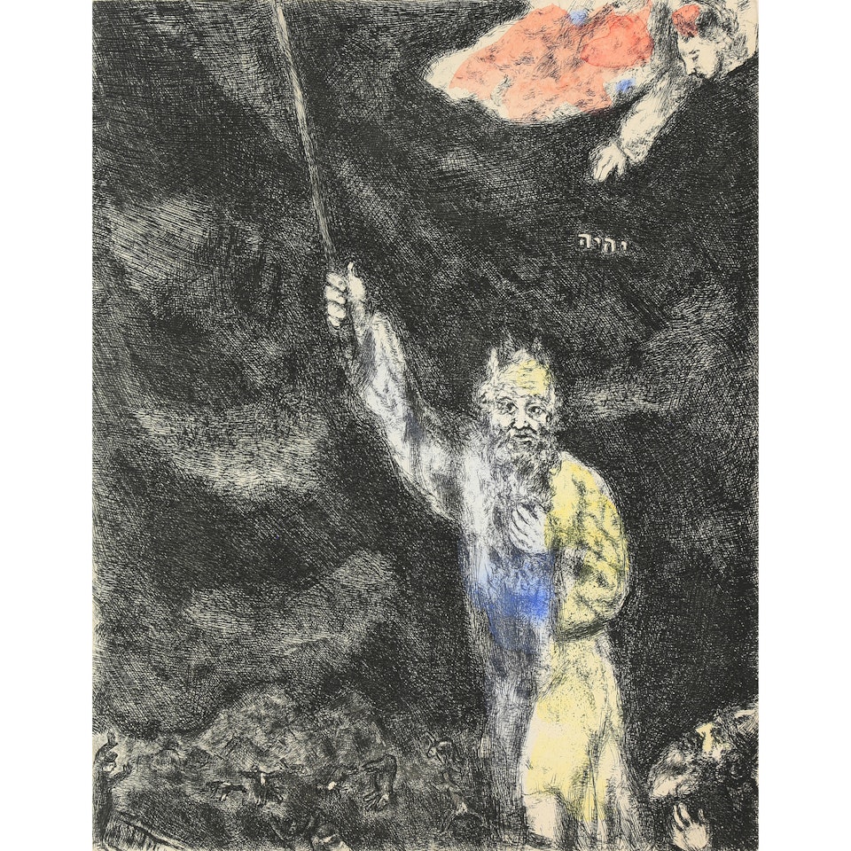 "Darkness Over Egypt" by Marc Chagall