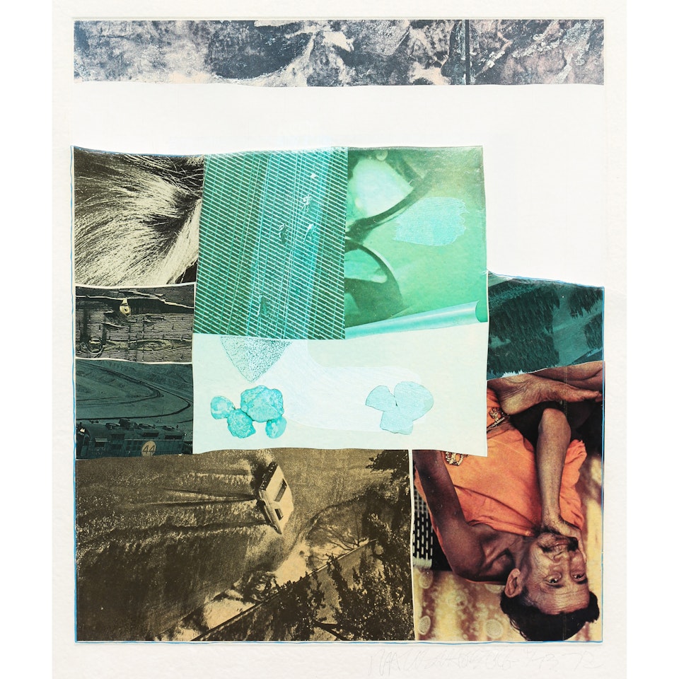 "Horsefeather Thirteen II" by Robert Rauschenberg