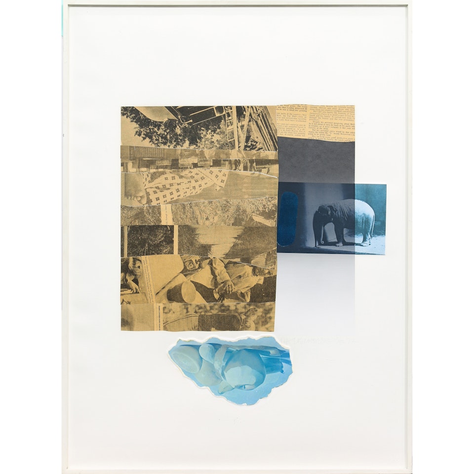 "Horsefeather Thirteen X" by Robert Rauschenberg