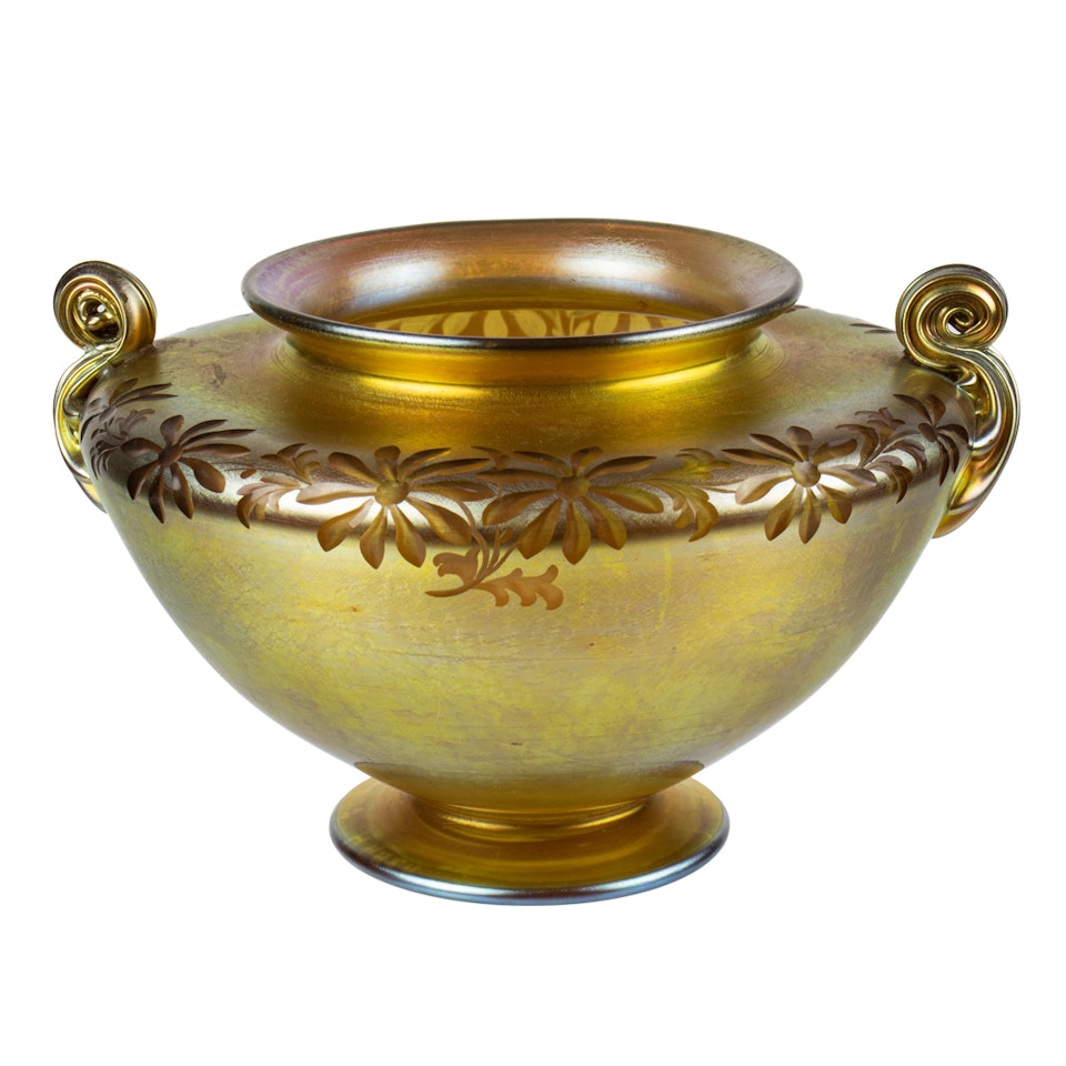 Two-Handled Vase by Tiffany Studios