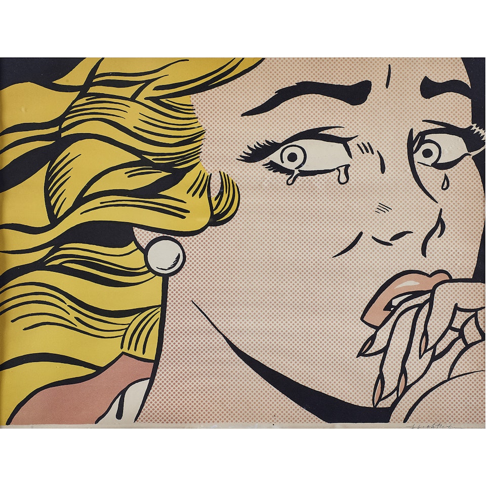 "Crying Girl" by Roy Lichtenstein