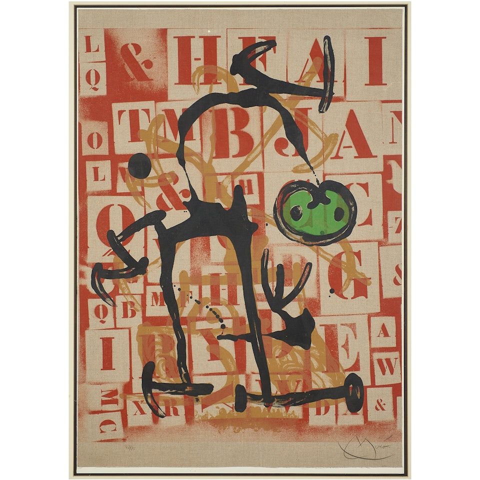 "Le Lettre-Vert" by Joan Miró