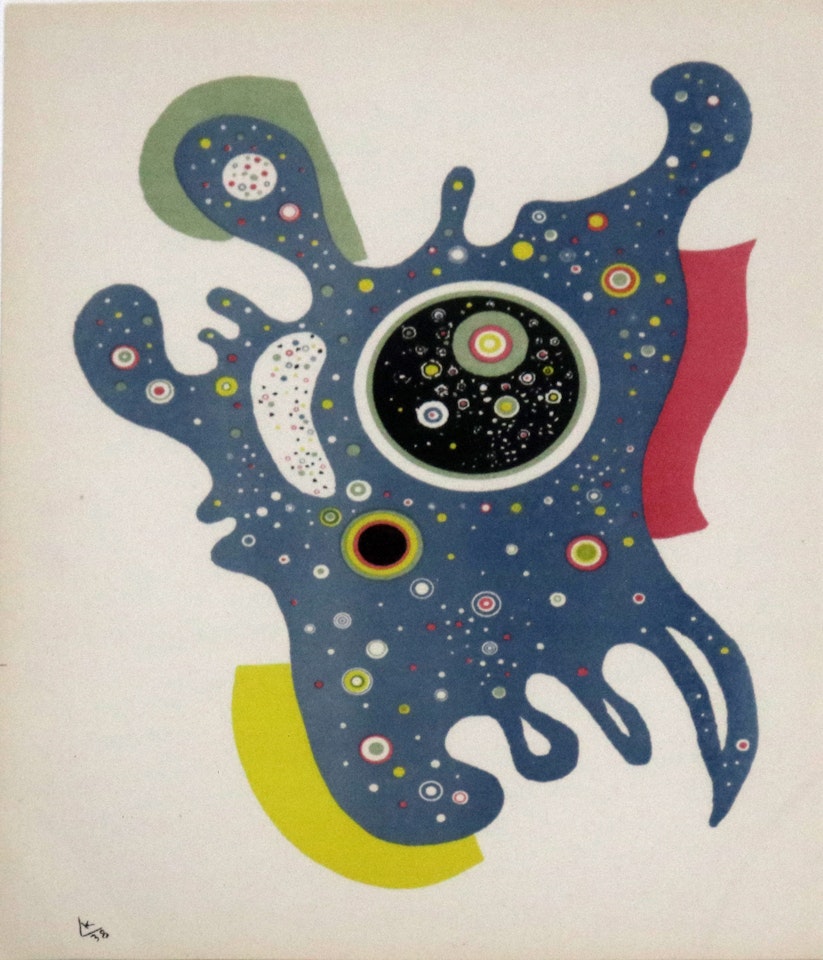 "Stars and Comets" from the "Celestial Bodies" for Verve" by Wassily Kandinsky