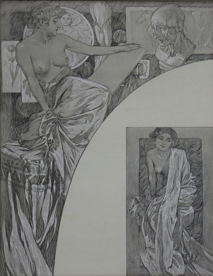 "Figures Decoratives, pl. 39" by Alphonse Mucha