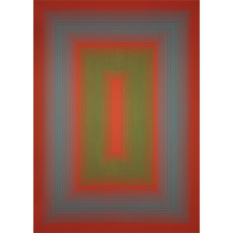 "Reflections II - Red Line" by Richard Anuszkiewicz