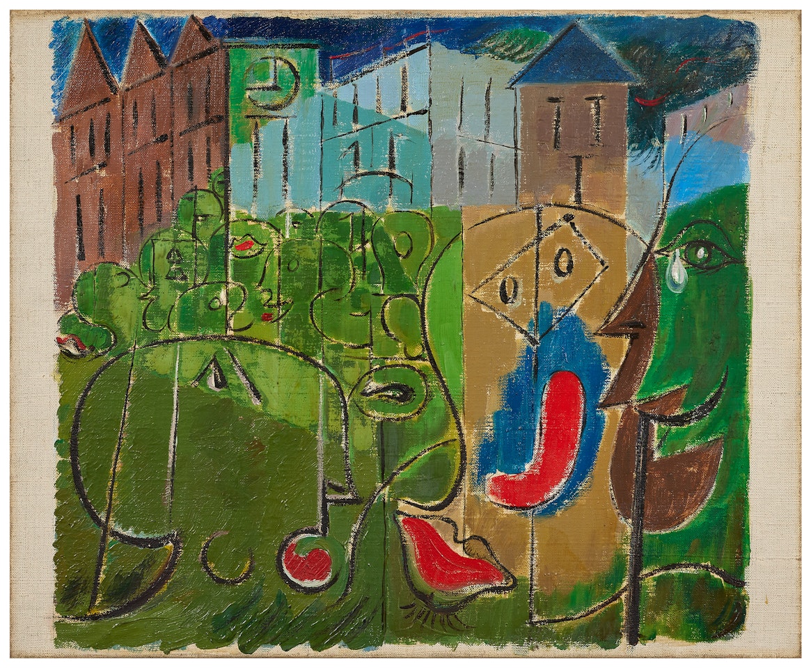 Les Chanteurs by André Masson