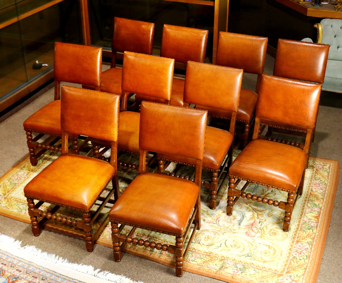 Custom Baroque style dining chairs by Unknown (Baroque style)