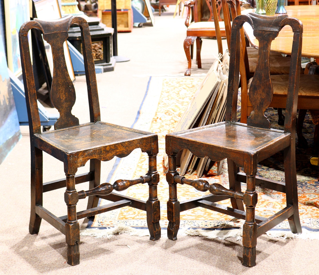 Baroque style oak chair group by Unknown (Baroque style)