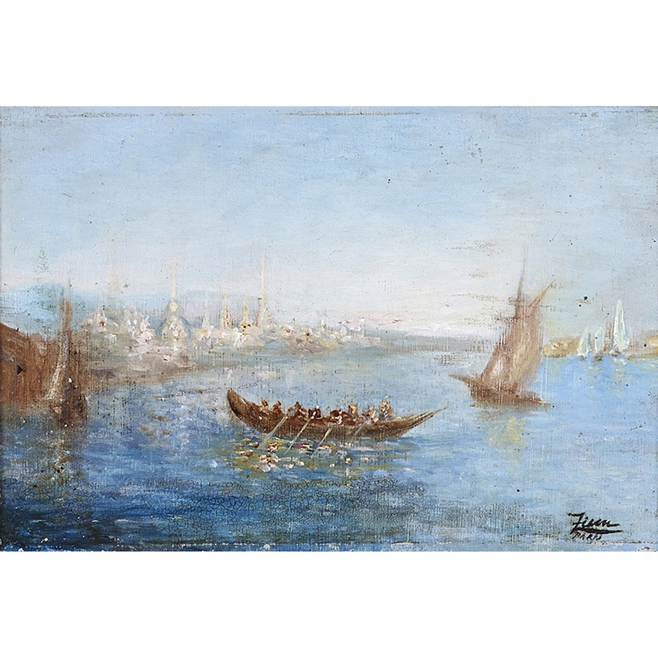 View of Constantinople by Félix Ziem