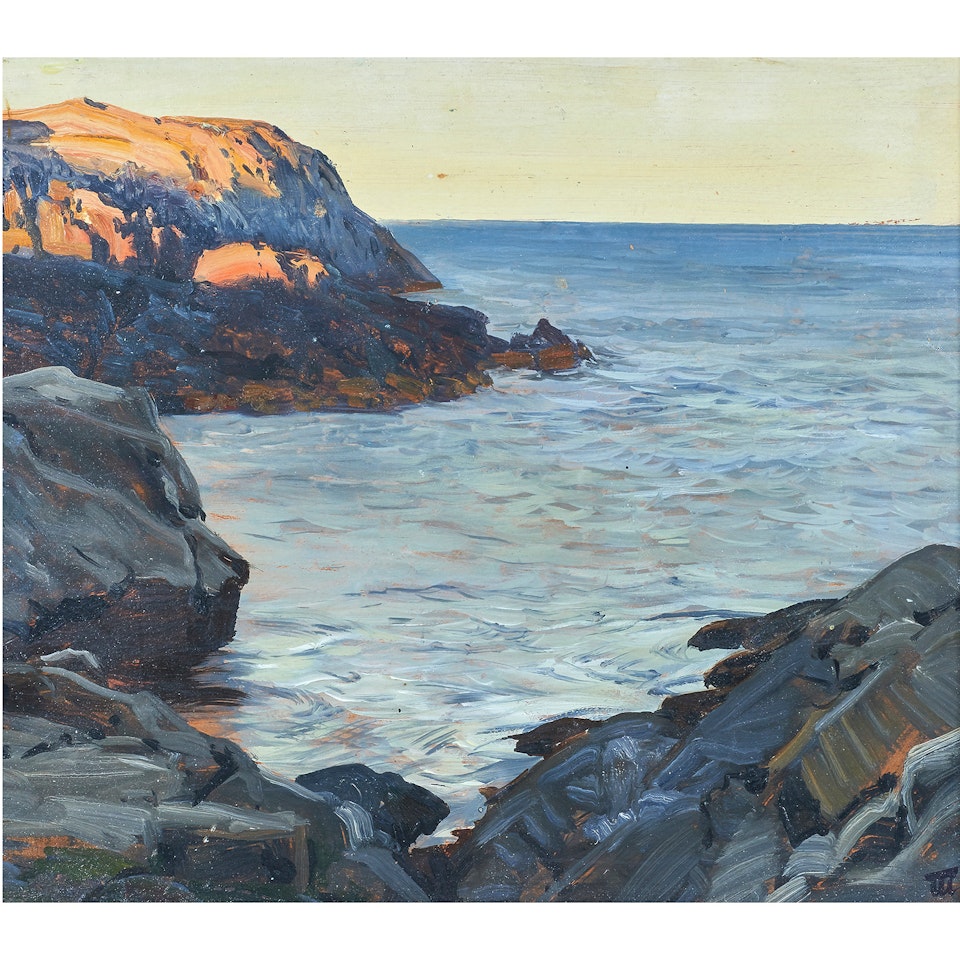 Untitled (Coast at Sunset) by Frederick Judd Waugh