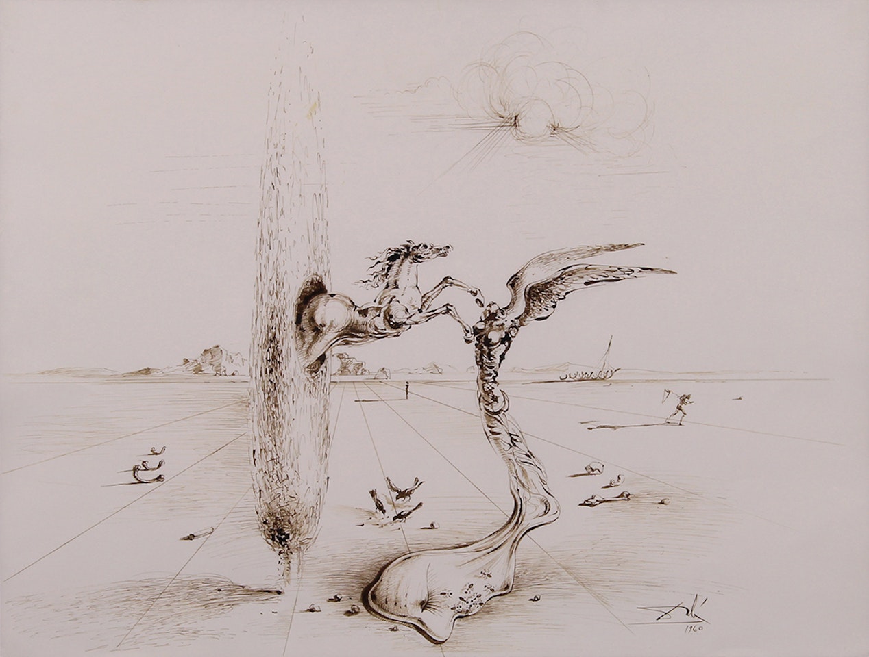 "The Reality of a Dream," by Salvador Dali