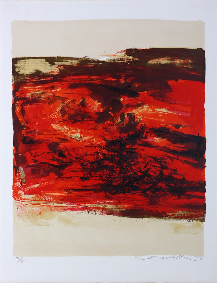 "Composition 7," by Zao Wou-Ki