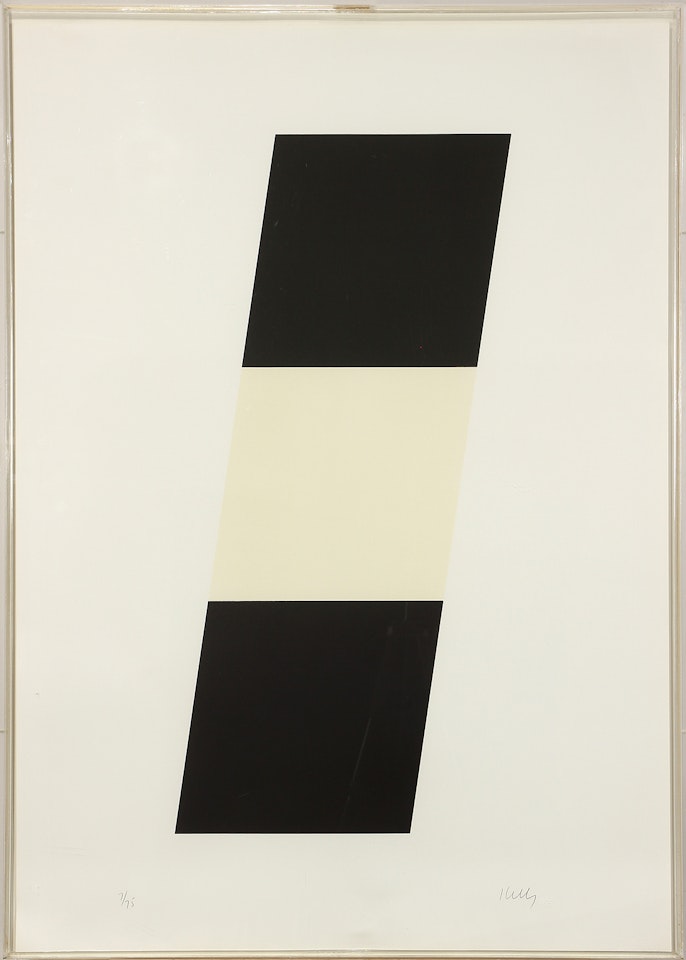 Black White Black by Ellsworth Kelly