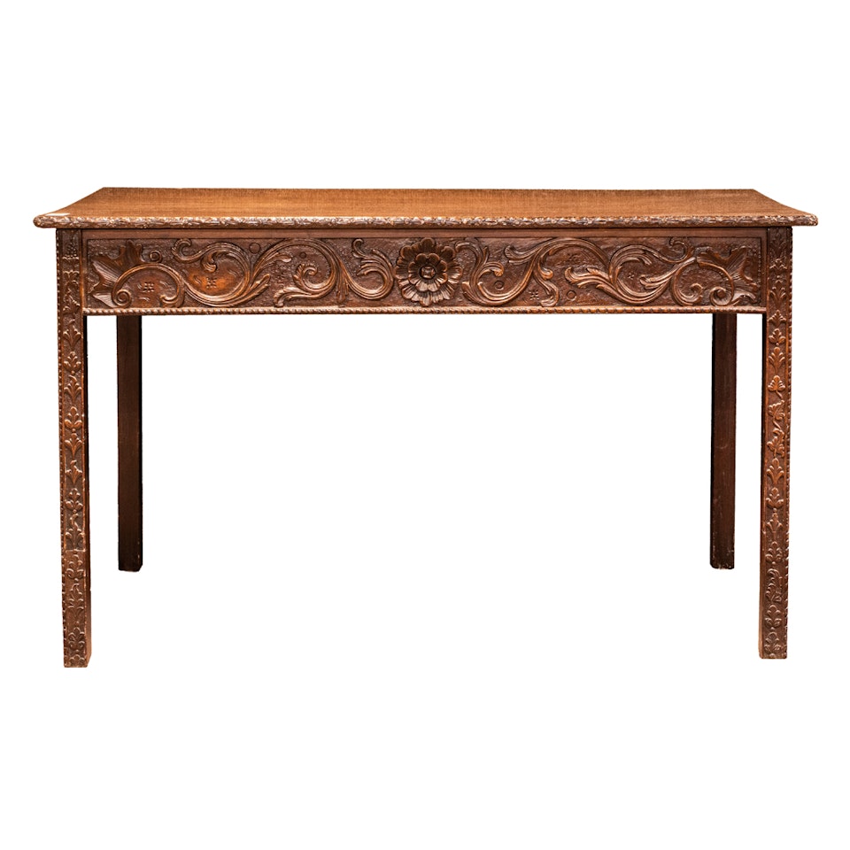 A Baroque style carved tavern table by Unknown (Baroque style)