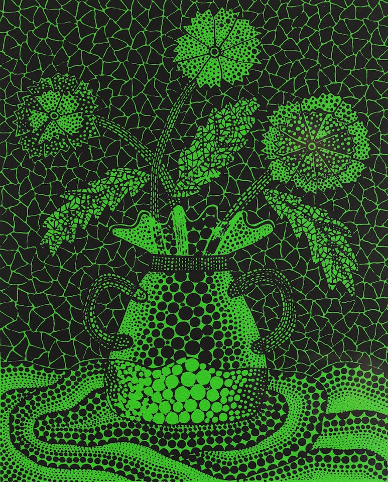 "Three Flowers III" by Yayoi Kusama
