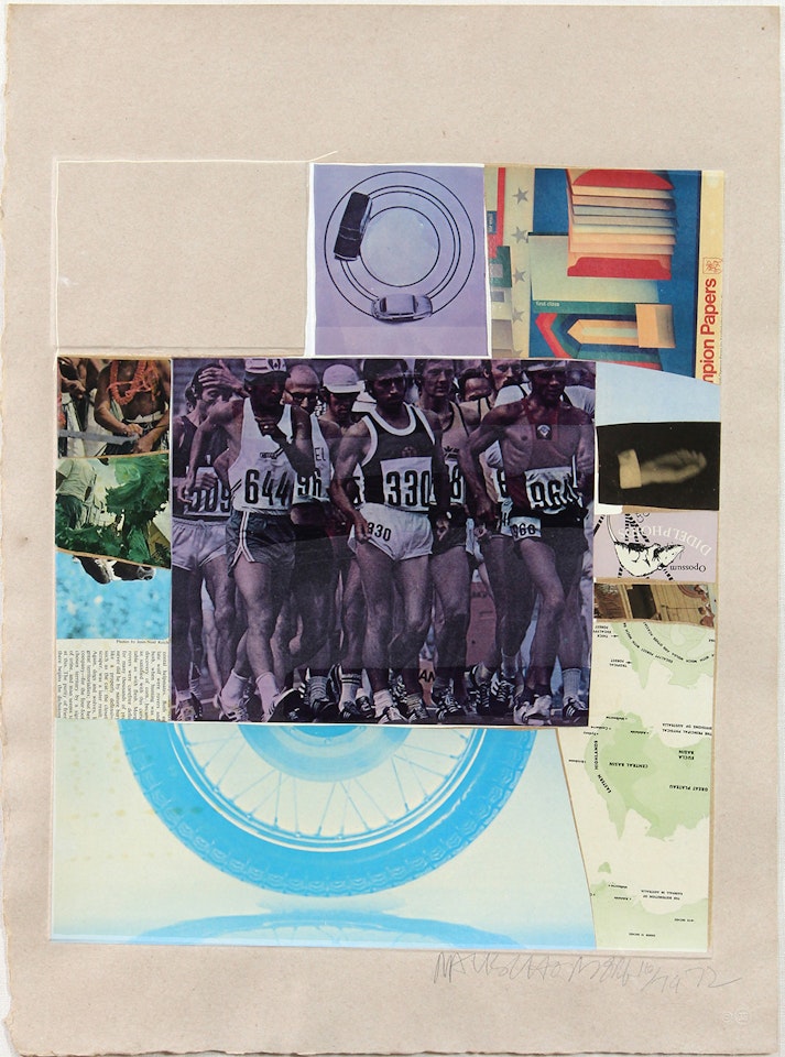 "Horsefeathers Thirteen" by Robert Rauschenberg