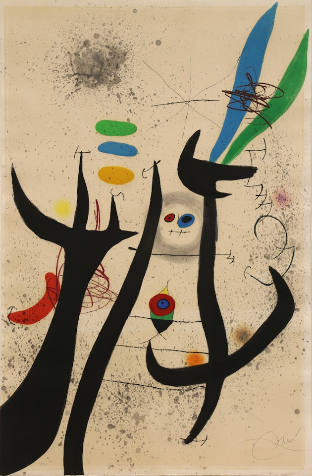 "La Femme Arborescente" by Joan Miró