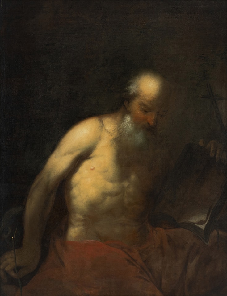 "Saint Jerome" by Januarius Johann Rasso Zick