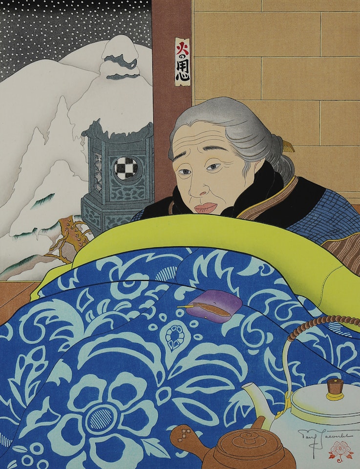 "Decembre, Japon" by Paul Jacoulet