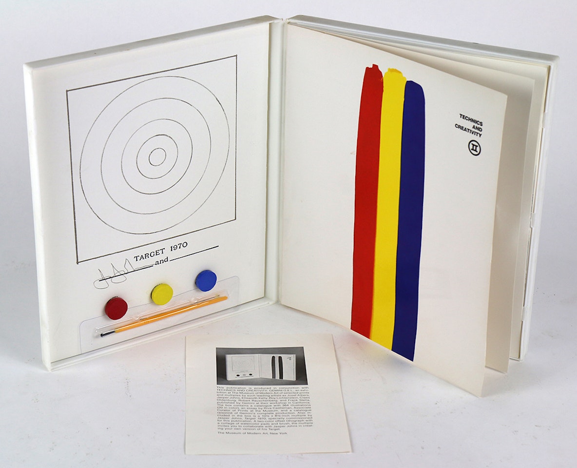 "Technics and Creativity: Target 1970; " by Jasper Johns
