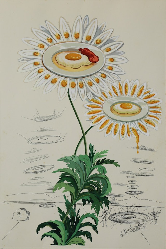 "Chrysanthemum Frutescens (Marguerite)," from the Flora Dalinae Suite by Salvador Dali