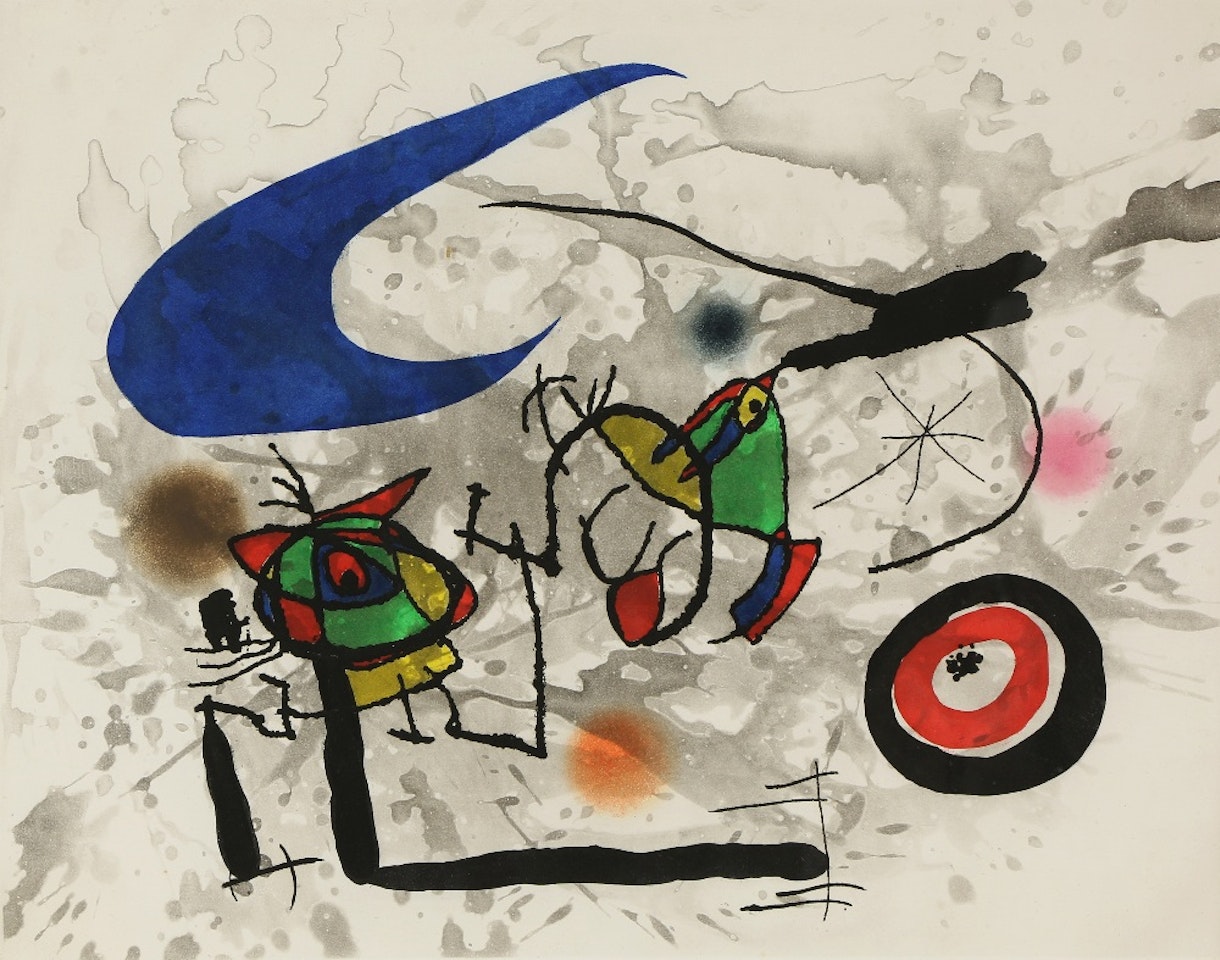 Pygmees Sous La Lune by Joan Miró