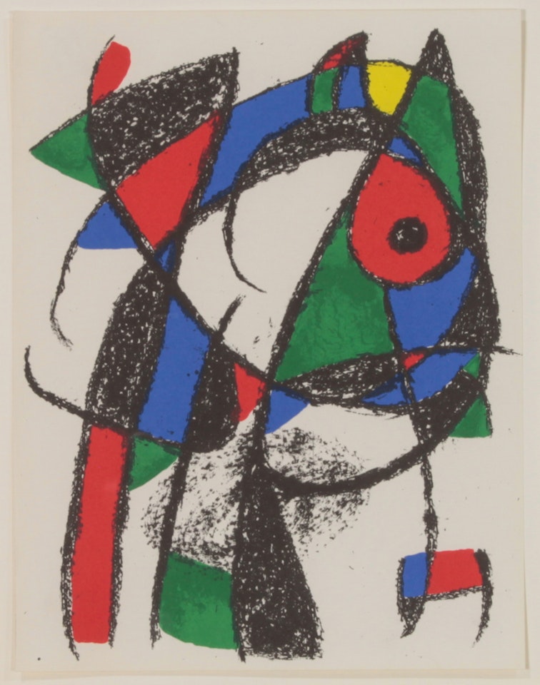 "One Plate, from Joan Miro II" by Joan Miró