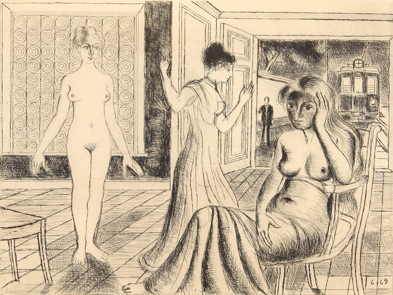 "La Chambre (The Room)," by Paul Delvaux