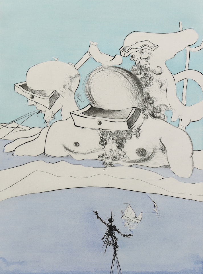 "After 50 Years of Surrealism" by Salvador Dali