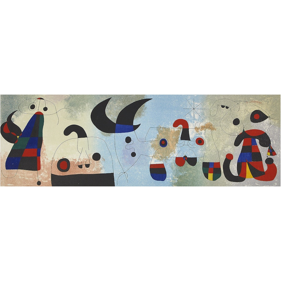 "Sur Quatre Murs" by Joan Miró