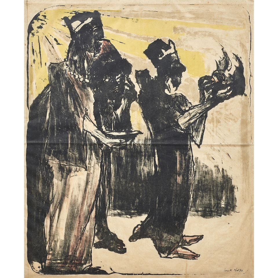 "Die Heiligen drei Konige" by Emil Nolde