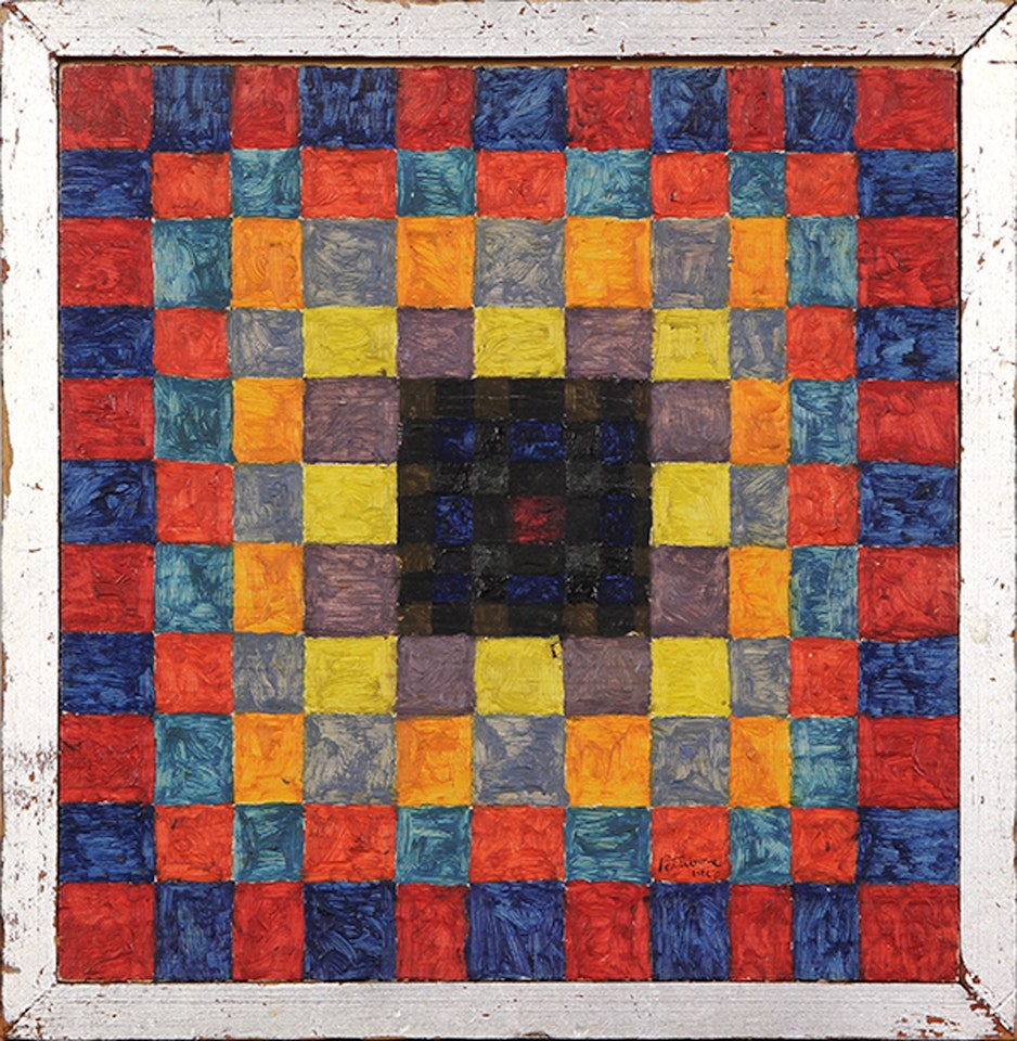 "Small Red & Blue" by Richard Pettibone