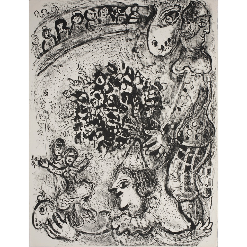 Untitled from "Le Cirque" by Marc Chagall