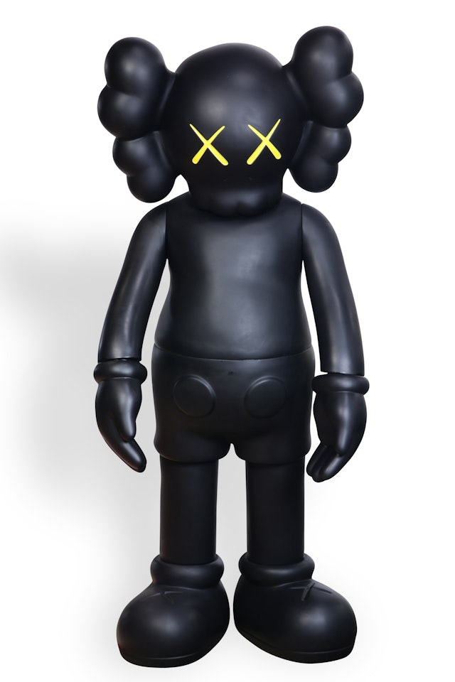 "Four Foot Companion (Black)" by Kaws