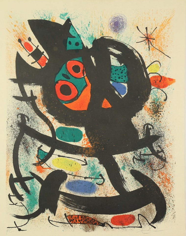 "Exhibition at the Pasadena Art Museum" by Joan Miró
